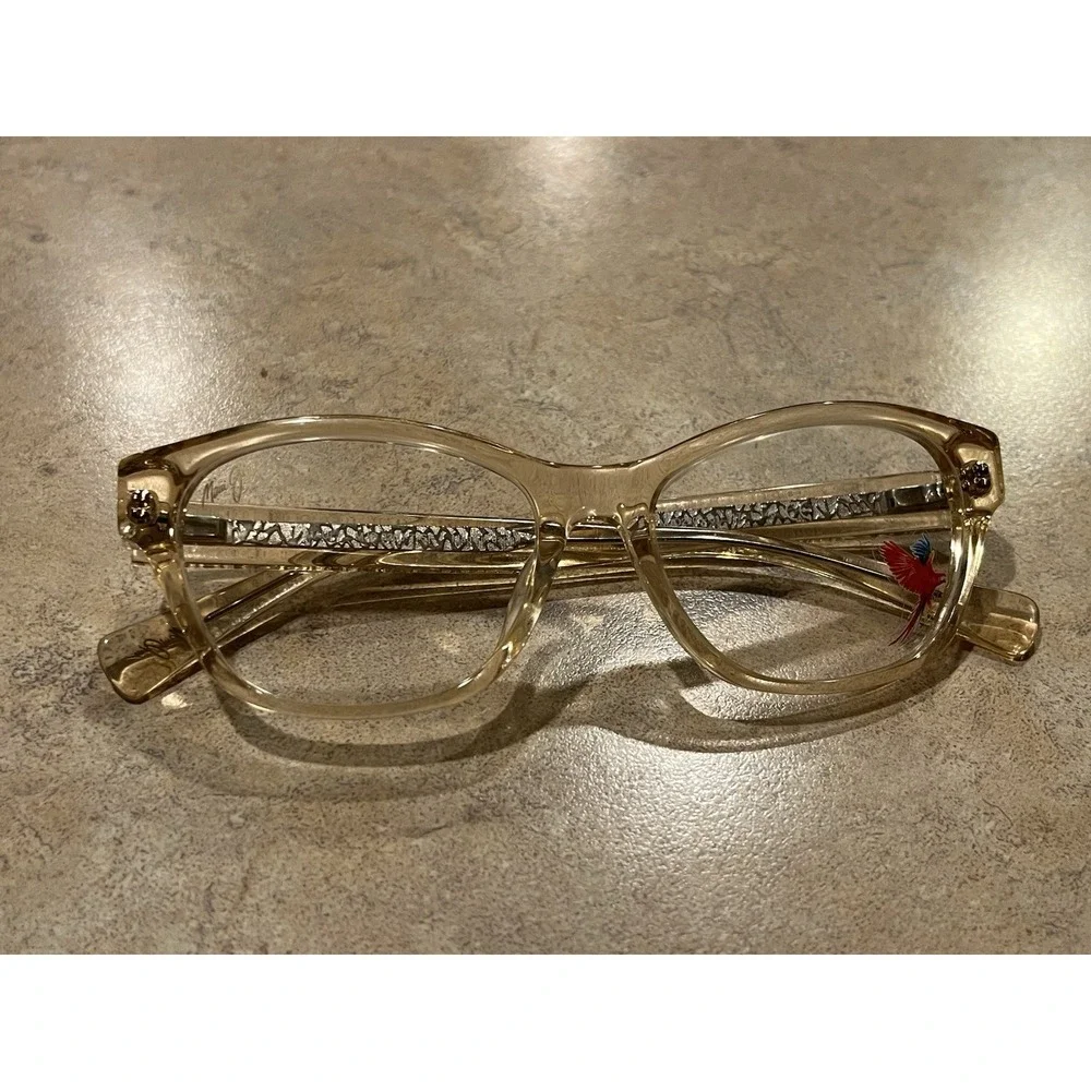 Maui Jim MJO 2203-77SF Crystal Champagne/‎ Pink Hit Eyeglasses Frames 52-17-143